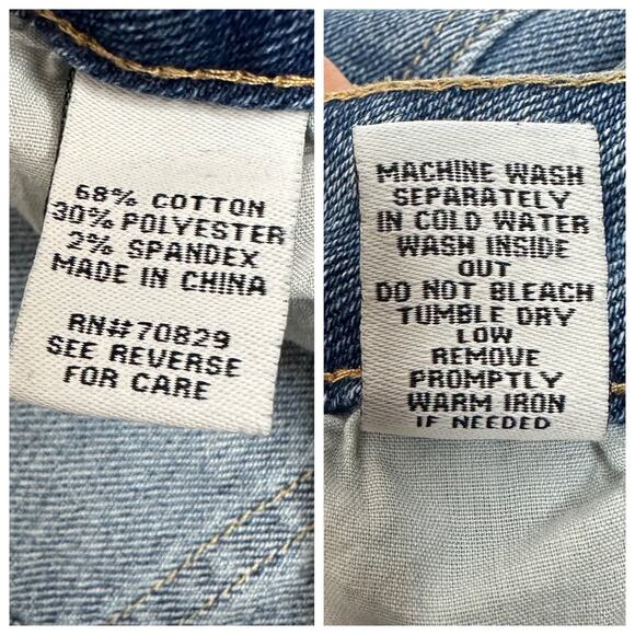 Rue 21 Womens Relaxed Baggy Mid Rise Waist Jeans Distressed Medium Wash Size 2 - Picture 8 of 8